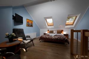 Postel nebo postele na pokoji v ubytování Villa Ula