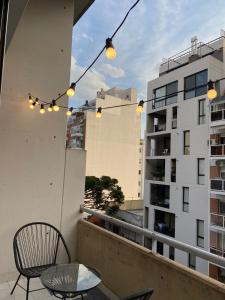 Balkoni atau teres di Freire Suites con cochera