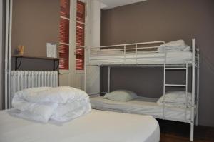 Postel nebo postele na pokoji v ubytování Hostel Ramuntcho