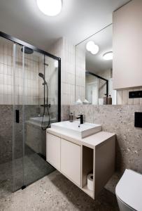 A bathroom at Natur Resort
