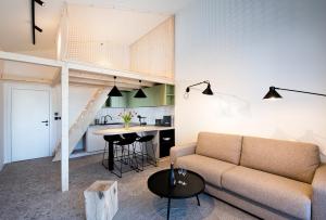 A kitchen or kitchenette at Natur Resort
