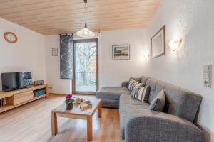 Μια τηλεόραση ή/και κέντρο ψυχαγωγίας στο Ferienwohnung Moselblick Bernkastel-Kues