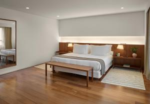Cama ou camas em um quarto em Hotel Fasano Belo Horizonte