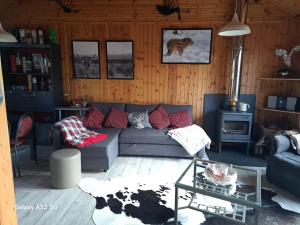Posezení v ubytování L'Ard'Heure D'Avance chalet familiale