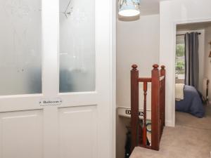 Postel nebo postele na pokoji v ubytování Pie Cottage
