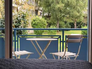 Balkón nebo terasa v ubytování Apartment for 3, close to Zurich and Luzern, free private parking