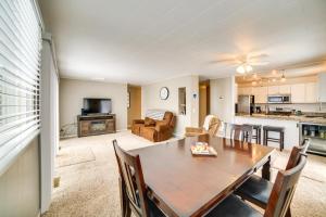 Dapur atau dapur kecil di Manistique Lake Retreat with Dock!
