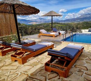 Villa Taf - Kreta tesisinde veya buraya yakın yüzme havuzu +38 fotoğraf