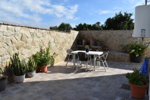 Patio alebo iná vonkajšia časť ubytovania Casa del Almendro