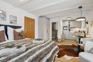 Kuhinja oz. manjša kuhinja v nastanitvi INN JOY Apartments - Cozy Ski Oase