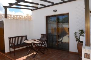 Ein Balkon oder eine Terrasse in der Unterkunft Casa la Ermita