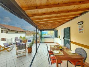 Μπαλκόνι ή βεράντα στο Ferienwohnung Gelsomino