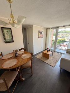 Posezení v ubytování Apartamento en Puerto Varas