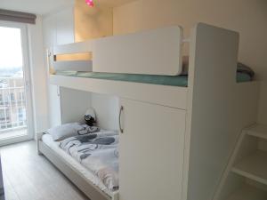 Postel nebo postele na pokoji v ubytování Apartment in Nieuwpoort by the North Sea