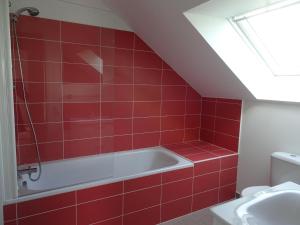 Kúpeľňa v ubytovaní Comfortable holiday home with garden, near beach