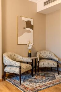 Posezení v ubytování Nile pearl Cairo Maadi Apartment luxury