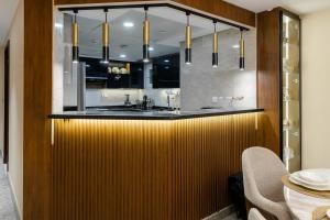 Kuchyň nebo kuchyňský kout v ubytování Nile pearl Cairo Maadi Apartment luxury + 37 fotografií