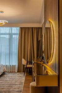 Postel nebo postele na pokoji v ubytování Nile pearl Cairo Maadi Apartment luxury