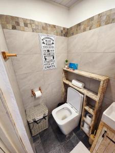 Vannituba majutusasutuses The Rustic Studio