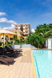 Bazén v ubytování Palmbeach Resort & Spa Mactan, Cebu nebo v jeho okolí