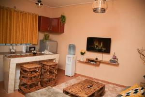 Kuchyň nebo kuchyňský kout v ubytování Satao - Warm, 1 Bdr Condo 5 Mins to Nakuru CBD