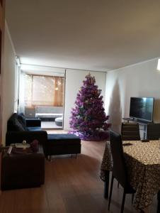 Μια τηλεόραση ή/και κέντρο ψυχαγωγίας στο Habitaciones de Descanso y trabajo Rustico y Acogedor Work-Cafe