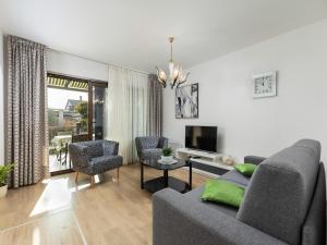 Χώρος καθιστικού στο Apartment in Pula near the Sea and Town Center