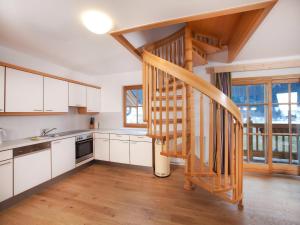 Dapur atau dapur kecil di Apartment in Wald im Pinzgau near Ski Lift