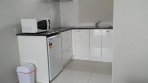 Kuchyň nebo kuchyňský kout v ubytování 319 Addington Motel