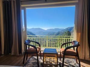 Nespecifikovaný výhled na hory nebo výhled na hory při pohledu z ubytování v soukromí