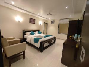Postel nebo postele na pokoji v ubytování Jazzy Beach Guest Rooms