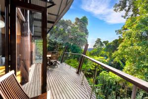Balkón nebo terasa v ubytování Pole home in paradise at Kuranda