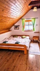 Postel nebo postele na pokoji v ubytování Chalupa Sonja