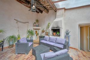 Posezení v ubytování Maison Peneloppe - Clim - Wi-Fi