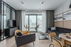 Posedenie v ubytovaní Apartamenty DEO PLAZA by Rent like home