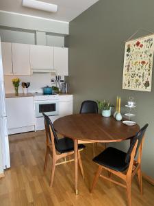 Η κουζίνα ή μικρή κουζίνα στο Apartment in the middle of Tromsø City