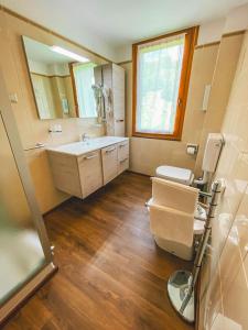 Baðherbergi á B&B Il Paradiso Mozzio