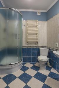 Koupelna v ubytování Hotel Fryderyk