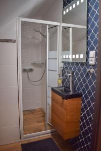 Koupelna v ubytování Apartmány pod Prašivou