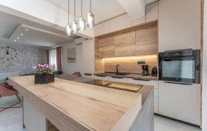 Kuchyňa alebo kuchynka v ubytovaní Stunning Home In Biograd Na Moru
