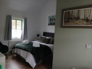 Letto o letti in una camera di St Kevins Cottage