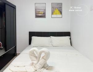 Katil atau katil-katil dalam bilik di H Room 5min Walk to KSL JCHome By MWM