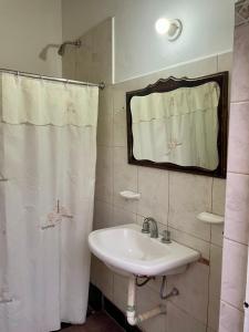 Koupelna v ubytování Hostal Alelí