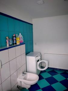 Koupelna v ubytování apartmán Sázava