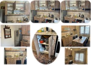 A kitchen or kitchenette at ''Mary's House'' Entire residence Olympiada Halkidiki Near to Sea 200m !