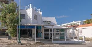 O edifício em que o hotel se localiza
