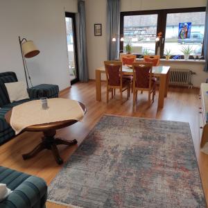 Posezení v ubytování Säckingen 86 qm 3 Zimmer
