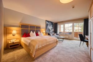 Postel nebo postele na pokoji v ubytování Landhotel Schermer