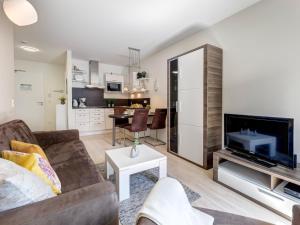 Kuchyň nebo kuchyňský kout v ubytování Residenz am Balmer See - BS 18H mit Wellnessbereich