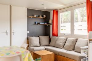 Χώρος καθιστικού στο Mobil-home - Quiberon - vue sur mer